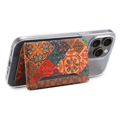 Cork Bracket Ultra-Thin Credit Card Bag（Blue）