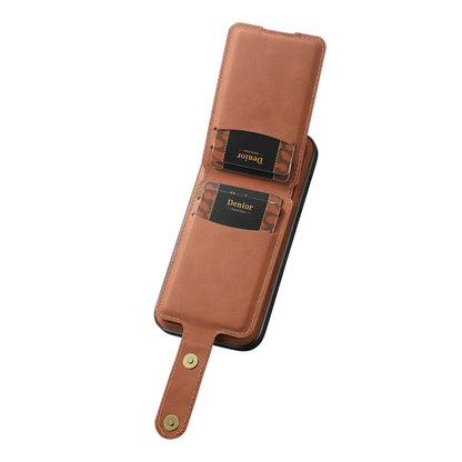 2IN1 Magnetic Phone Case & Card Bag (Brown)