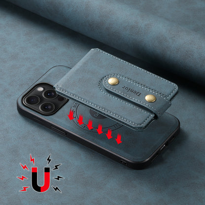 2IN1 Magnetic Phone Case & Card Bag (Blue)