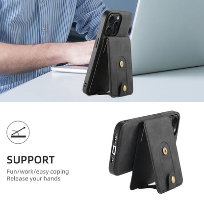 2IN1 Magnetic Phone Case & Card Bag (Black)