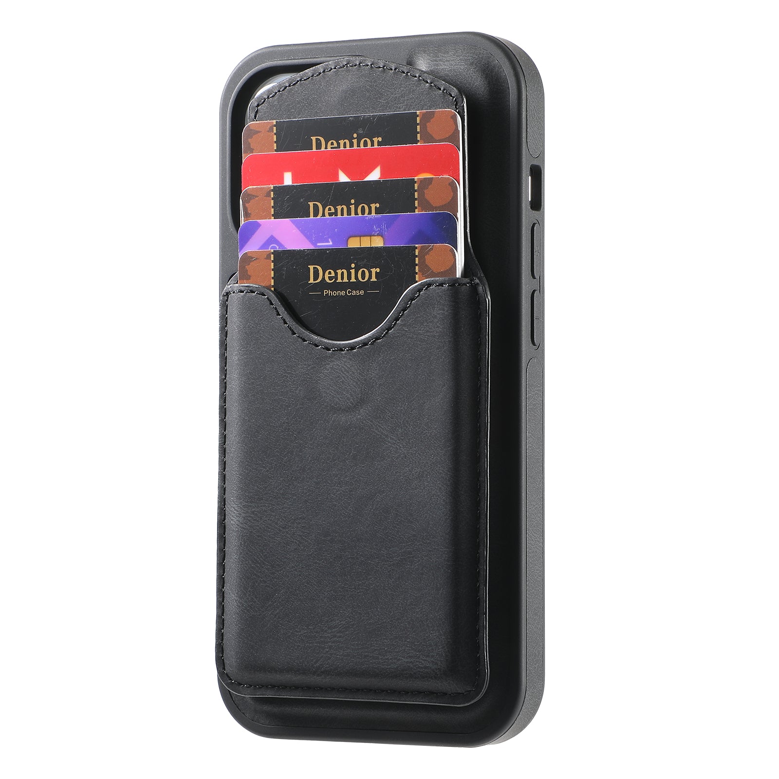 iPhone Series 2IN1 Magnetic Case & Card Bag（Black）