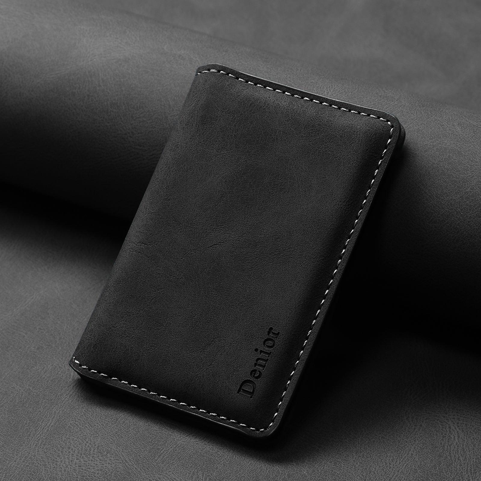 RFID Magnetic Slim Credit Card Bag（Black）