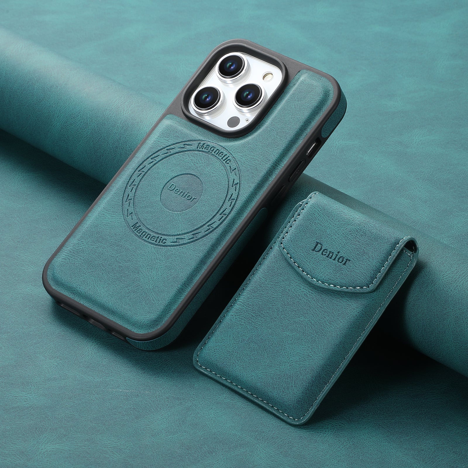 iPhone Series 2IN1 Magnetic Case & Card Bag（Black）