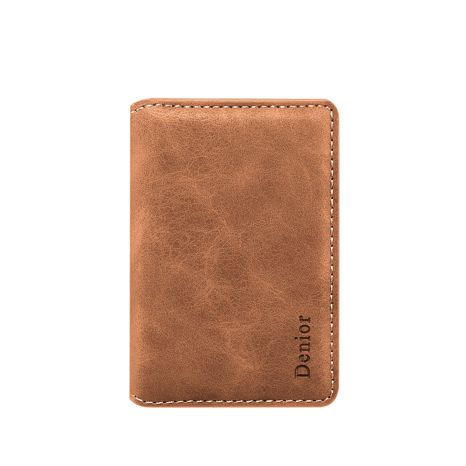 RFID Magnetic Slim Credit Card Bag（Brown）