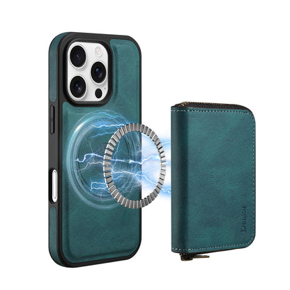 iPhone Series 2IN1 Magnetic Case & RFID Card Bag（Blue）