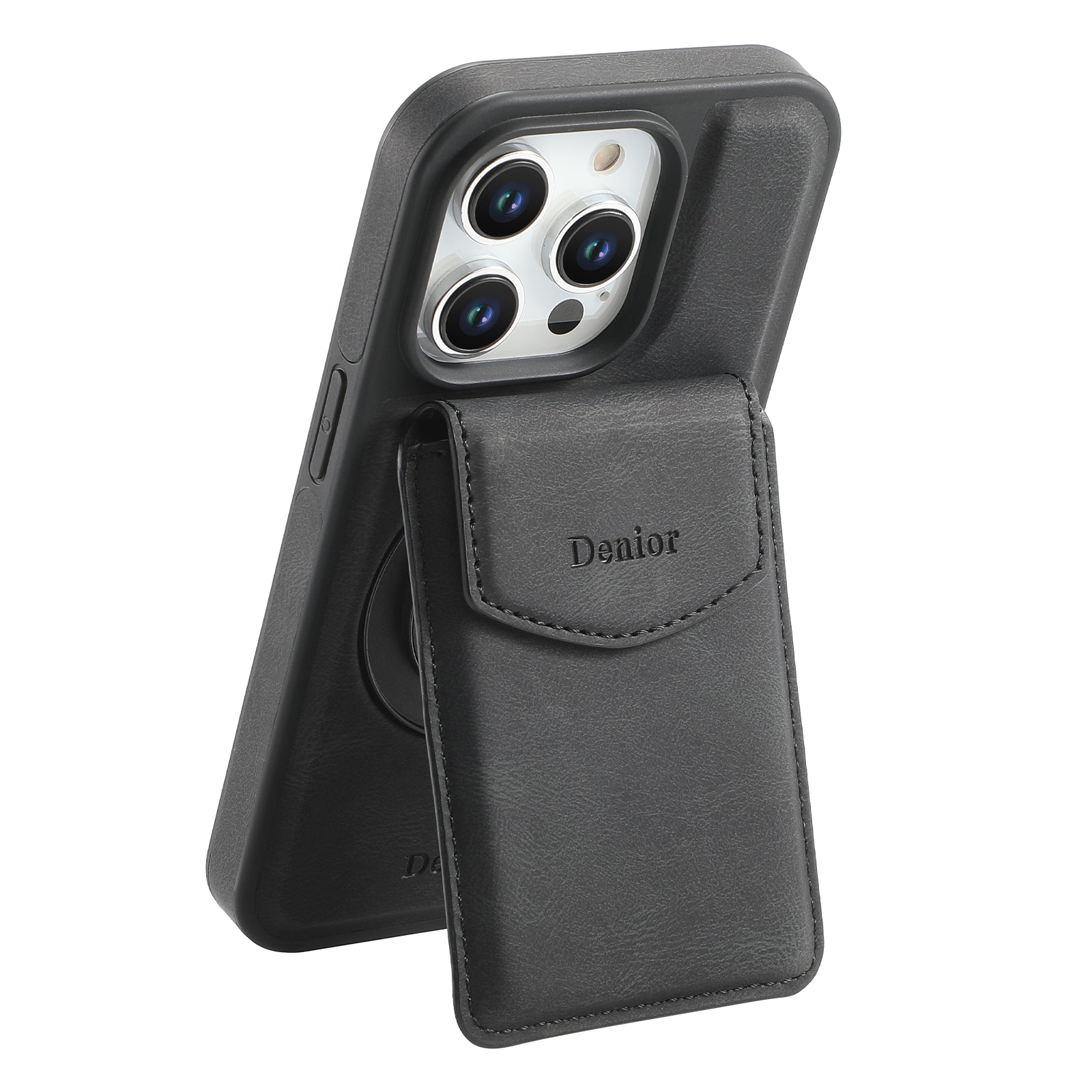 iPhone Series 2IN1 Magnetic Case & Card Bag（Black）