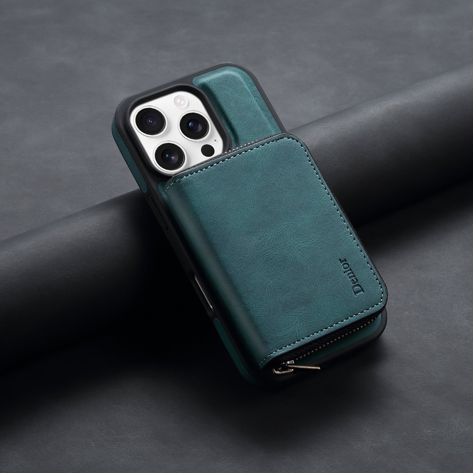 iPhone Series 2IN1 Magnetic Case & RFID Card Bag（Blue）