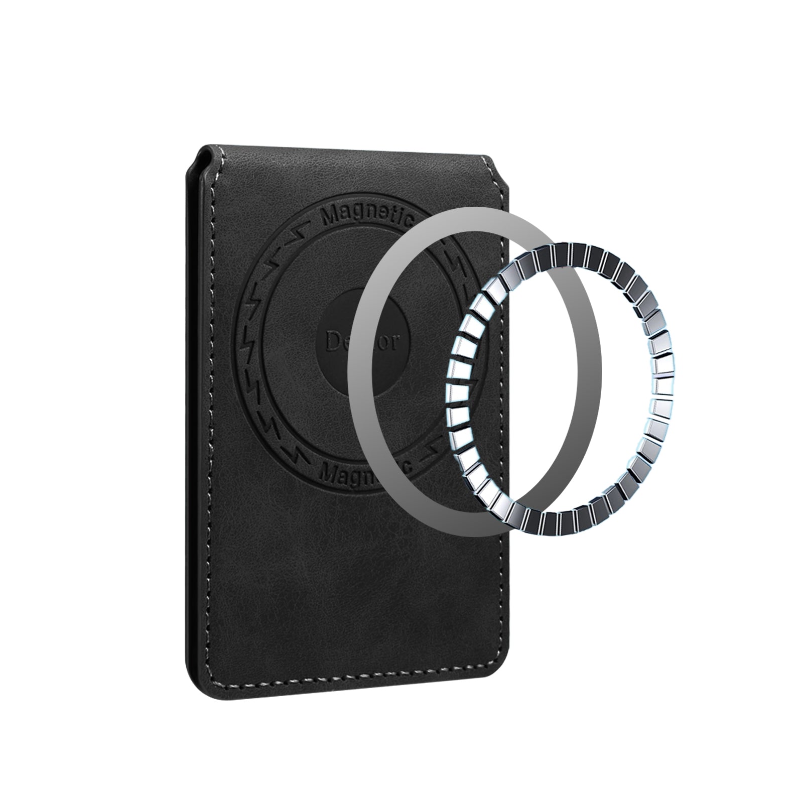 RFID Magnetic Slim Credit Card Bag（Black）