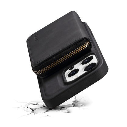 iPhone Series 2IN1 Magnetic Case & RFID Card Bag（Black）