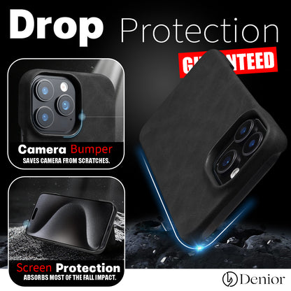 iPhone Series 2IN1 Magnetic Case & RFID Card Bag（Black）