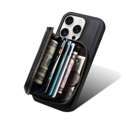 iPhone Series 2IN1 Magnetic Case & RFID Card Bag（Black）