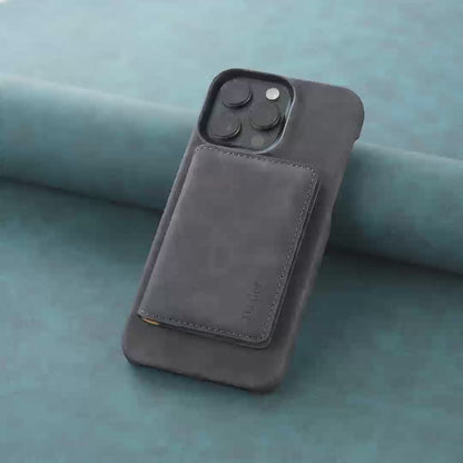 iPhone Series 2IN1 Magnetic Case & RFID Card Bag（Brown）