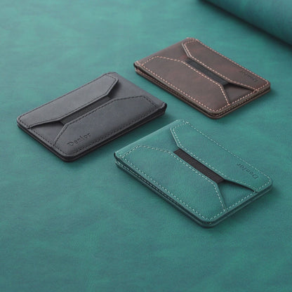 Magnetic Elastic Rope Design Card Holder (Black)